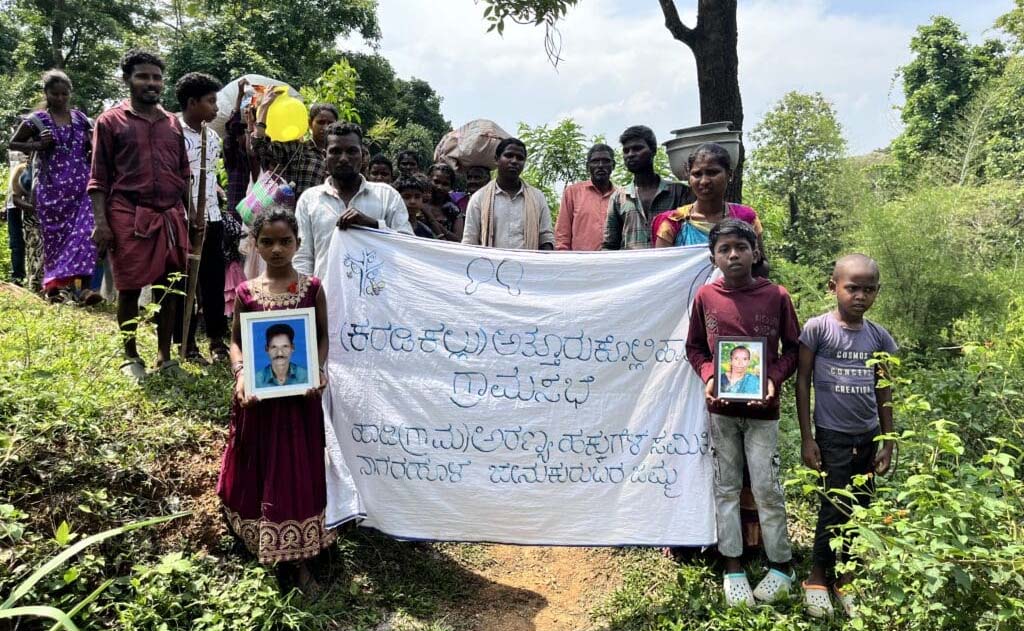 Tribals fight for their lands in the Nagarahole forest