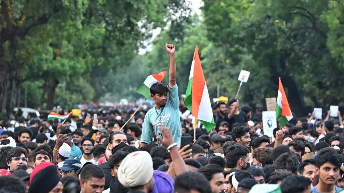 Youth Struggle: Democratic Victory Over Arrogance..