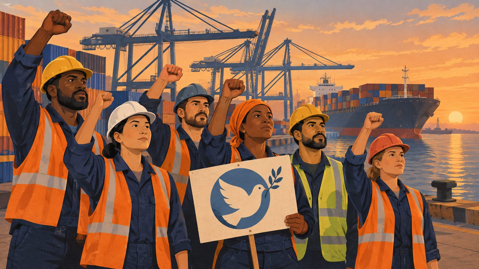 October 30 International Dockworkers Strike